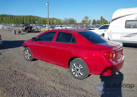 2009 Toyota Corolla Le from USA, damaged, VIN JTDBL40E499074792